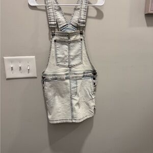 Stylish Denim Overall Dress